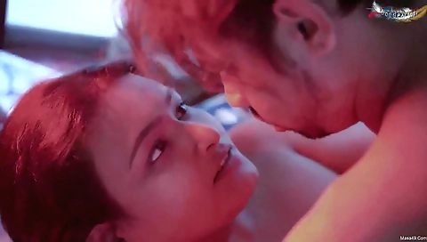 Sexy brunette milf takes her step brother's dick in her pussy