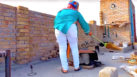 Busty brunette in the rain is in the rain and she wants to have sex