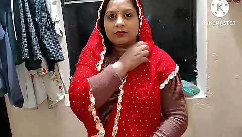 Indian stepbrother and stepmother make out with neighbor