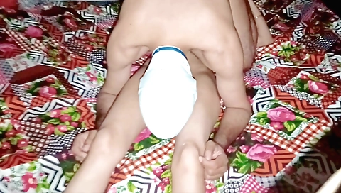 Hot chick in a skirt is doing it with her boyfriend