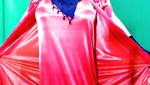 Sexy Indian brunette with big tits and huge tits enjoys solo sex