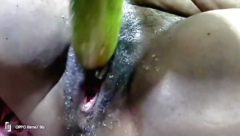 Horny indian girl plays with her pussy in a solo video