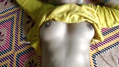 Indian girl shows her hairy pussy in a hot POV video