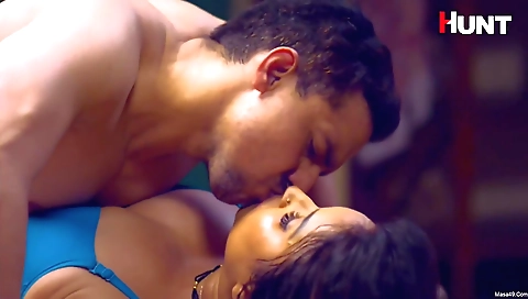 Busty brunette milf in the bikini and her sexy face