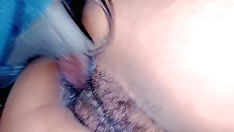 Indian babe doing yoga on her back and then on a fan