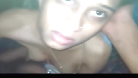 Indian brunette gets a hot blowjob and fucked hard