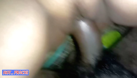 Indian amateur brunette getting fucked in hot bath scene