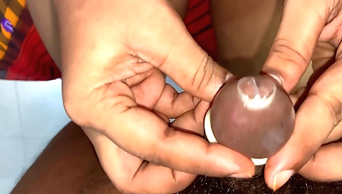 Indian girl with perfect body getting a rough handjob