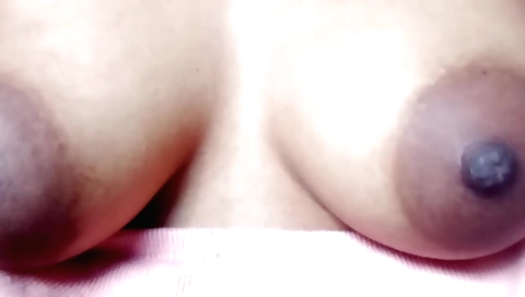 Indian girl is naked and has sex with her hairy pussy