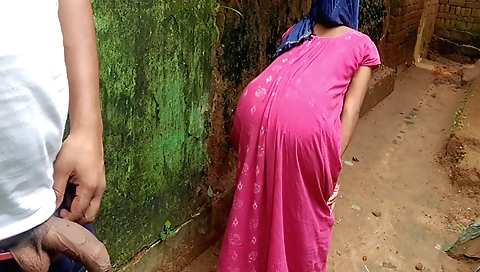 Brunette in a white dress and shorts shows her hairy pussy