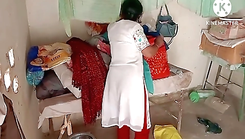 Amateur porn with a brunette in red stockings and blonde