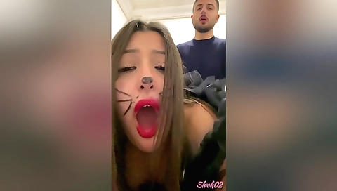 Hot stepsister with a plump body and big ass video