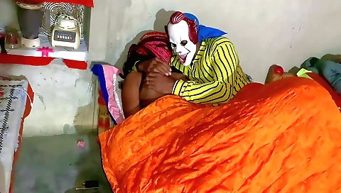 Indian brunette with tight boobs is getting her first chudai