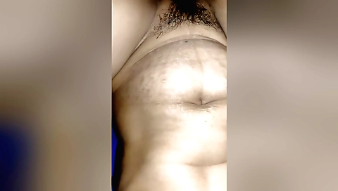 Hairy amateur is with her boyfriend in hotel bedroom