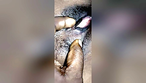 Busty blonde girl has a hairy pussy in amateur vid 2