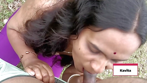 Indian brunette fucks in the jungle in a hardcore manner