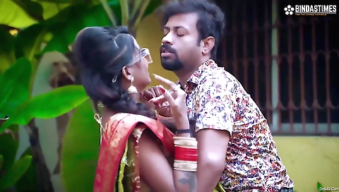 Outdoor sex for two nude women in the sun and the shower