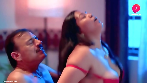 Busty Indian chick in sexy lingerie fucked and cum