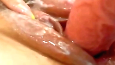 Indian teen has a vibrator and dildo in her vagina