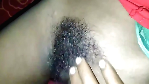 Amateur hairy bhabi sex video with hairy pussy porn