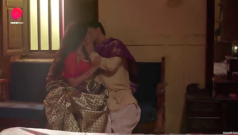 Gorgeous brunette beauty with big tits makes you see her