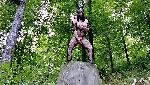 Sexy brunette with big tits and a sexy body is going on