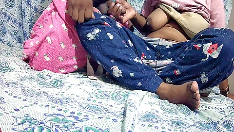 Indian stepmom with huge tits has hardcore fuck with his stepdad