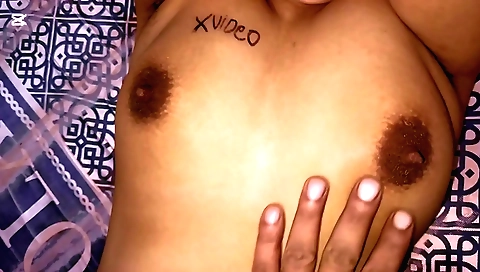 Indian neighbor fucks her neighbor's man in a homemade clip