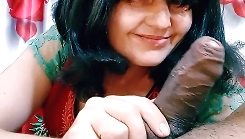 Cute-looking Chick Is Enjoying Intensive Cock Licking