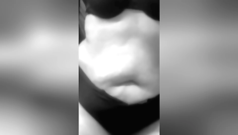 Sexy brunette amateur video with me in red lingerie