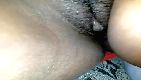 Indian teen enjoys her hairy pussy and her shaved pussy