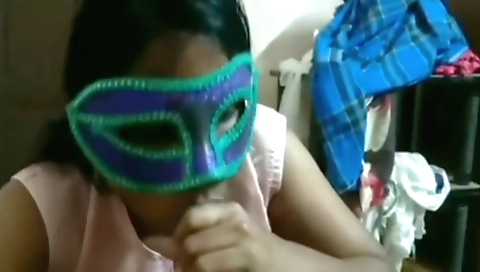 Indian girl moves freely on a big dick in hotel room