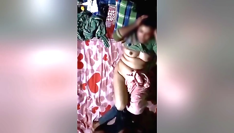 Indian Real House Maid Cheating Sex With Owners Step-son