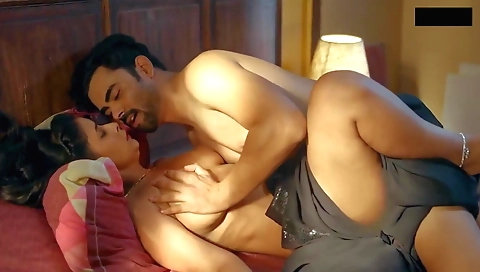 Busty babe with big braided hair and hair hair is in bondage