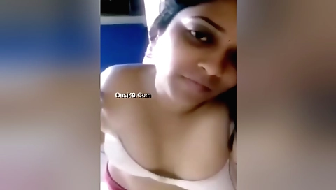 Hot and curvy amateur solo female in an indian video