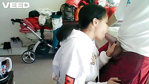 Mexical College Girl Give Big Dick Blow Job Spit Fetish