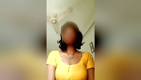 Big boobed busty amateur girl with a huge tits in a sexy dress