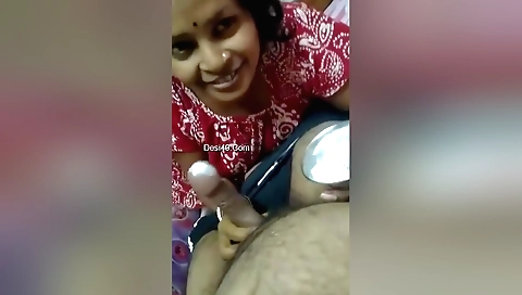 Brunette milf is doing a porn video in the bedroom