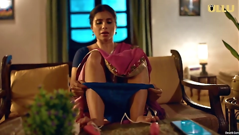 Gorgeous brunette wearing sexy lingerie rides her pussy