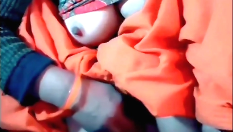 Indian woman is masturbating in the middle of the room