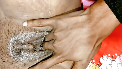 Indian girl showing off her hairy pussy with a sexy girl