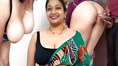 Indian babe gets hired by her lover after a few weeks
