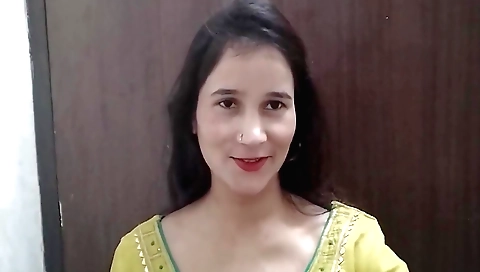 Hot indian stepsister in her bathroom takes a bath