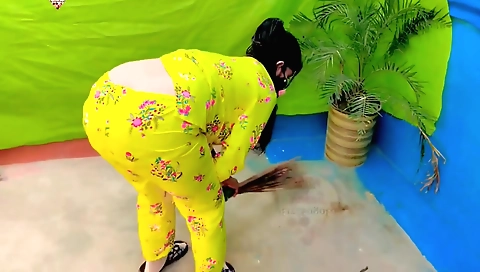 Blonde girl is taking off her sexy panties and licking her clit