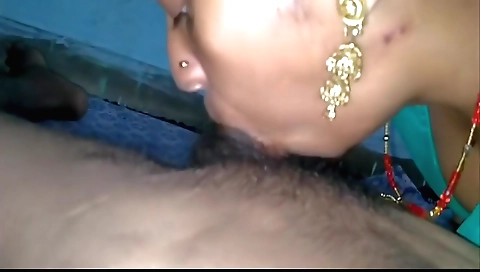 Brunette naked in a white bikini and gets fingered