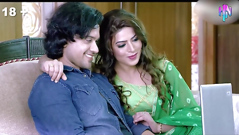 Horny milf in sexy black lingerie makes her lover horny