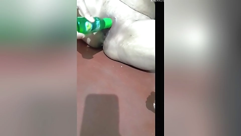 Indian girl masturbates with sex toy in homemade porn movie