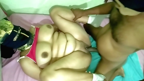 Indian stepdaddy fucks a stepdaughter after home visit