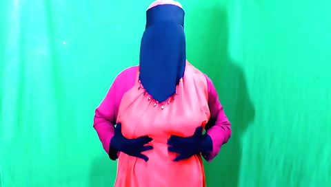 Busty Indian solo video with me sucking my stepbro's cock