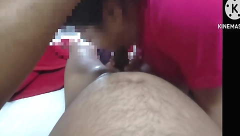 Amateur brunette belowjobs queen hawt on a curtain